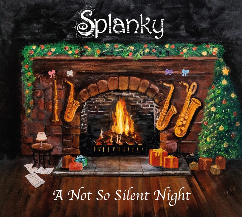 Album artwork for A Not So Silent Night, SPLANKY's debut Christmas release